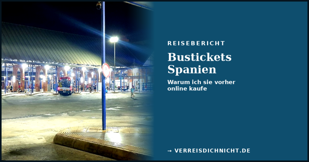 Bustickets Spanien: ALSA-Busbahnhof bei Nacht